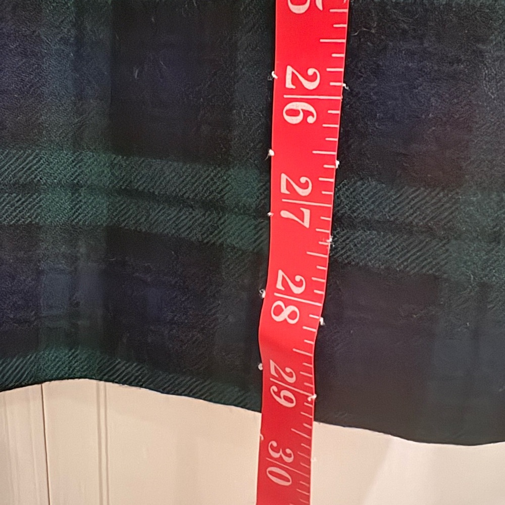 Vintage Tartan Plaid Women's 100% Wool Skirt Sz 10 - Picture 3 of 7